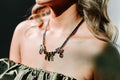 Black D Necklace