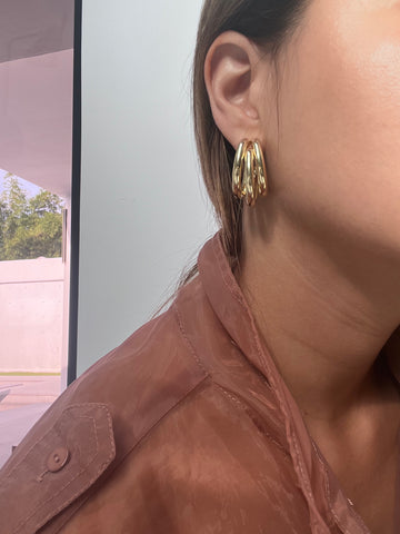 Double drop earrings
