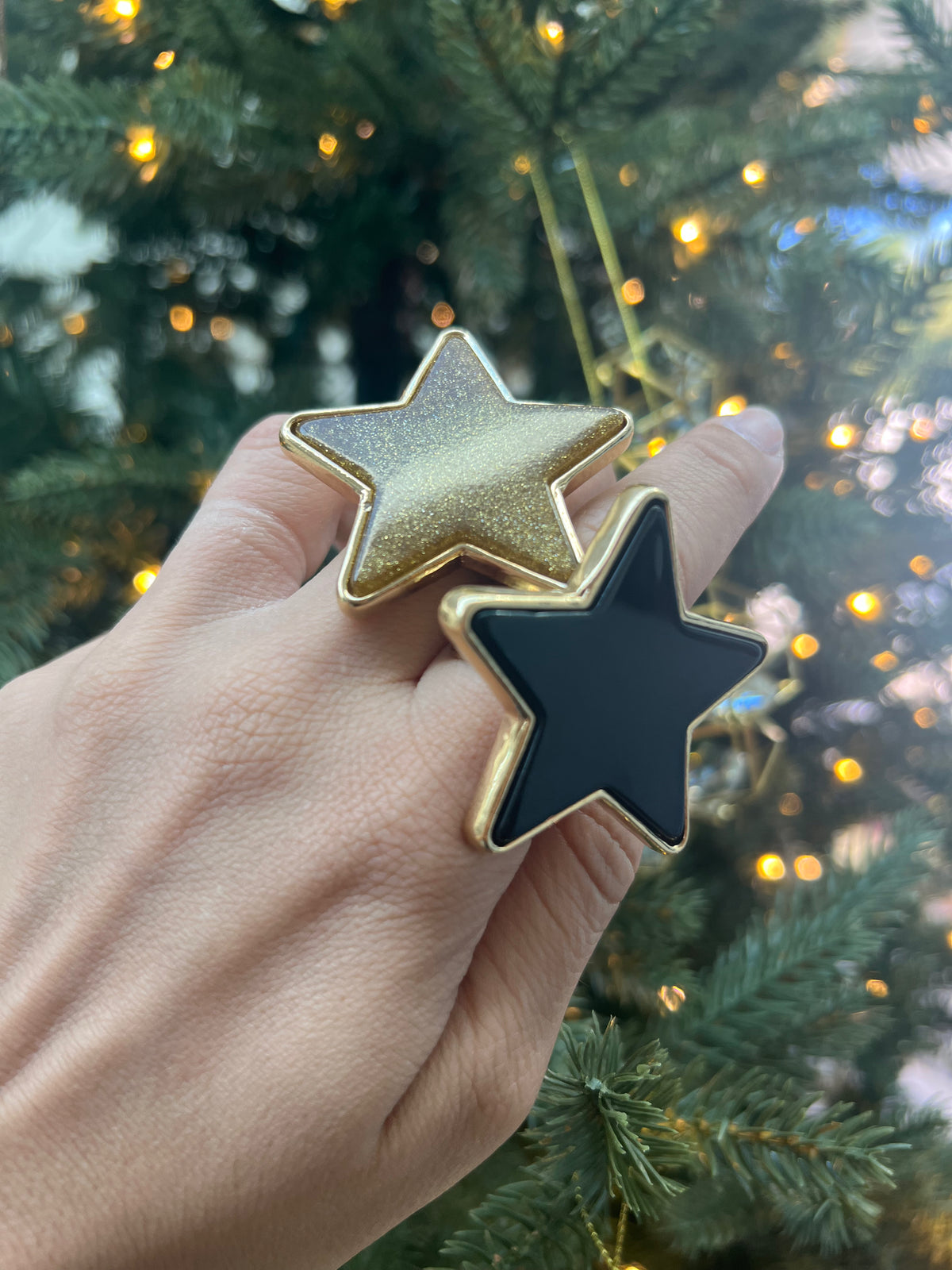 Gold Star Ring