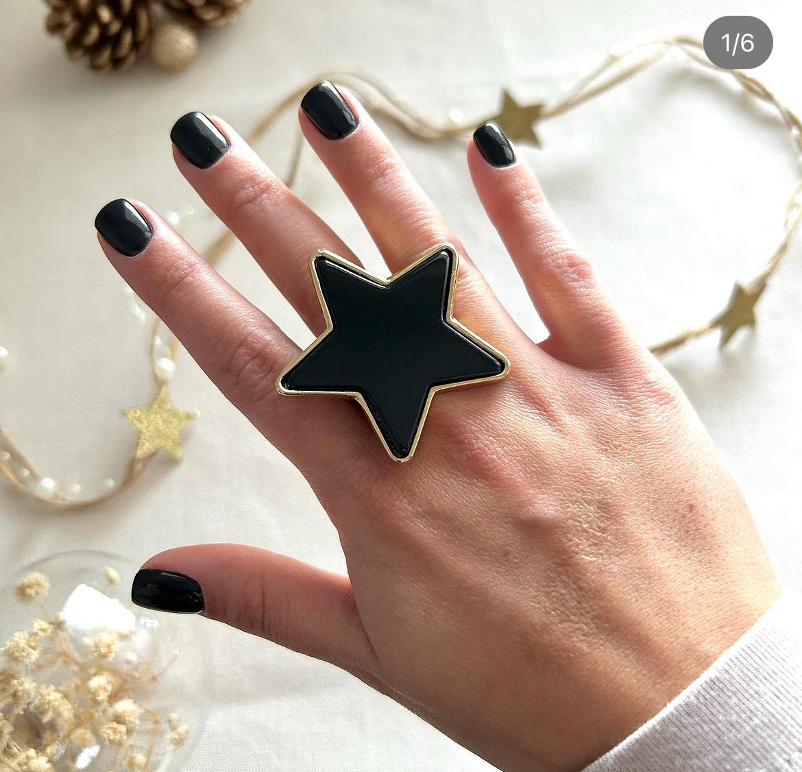 Gold Star Ring