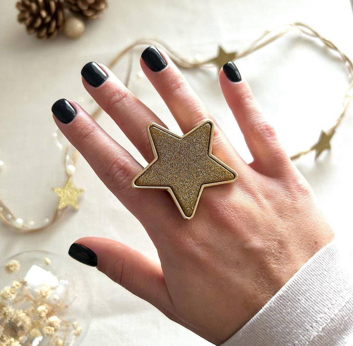 Gold Star Ring