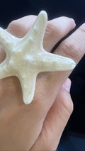 Beige Star Ring