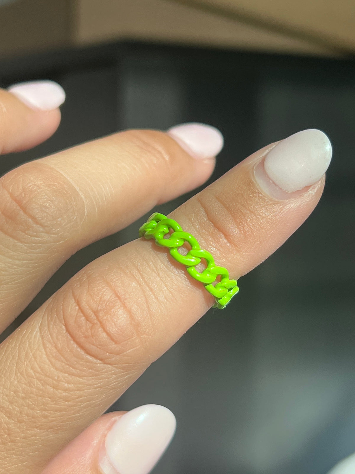 Enamel Chain Rings