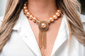 Golden Pearl Necklace