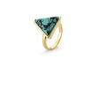 Triangle Turquoise ring