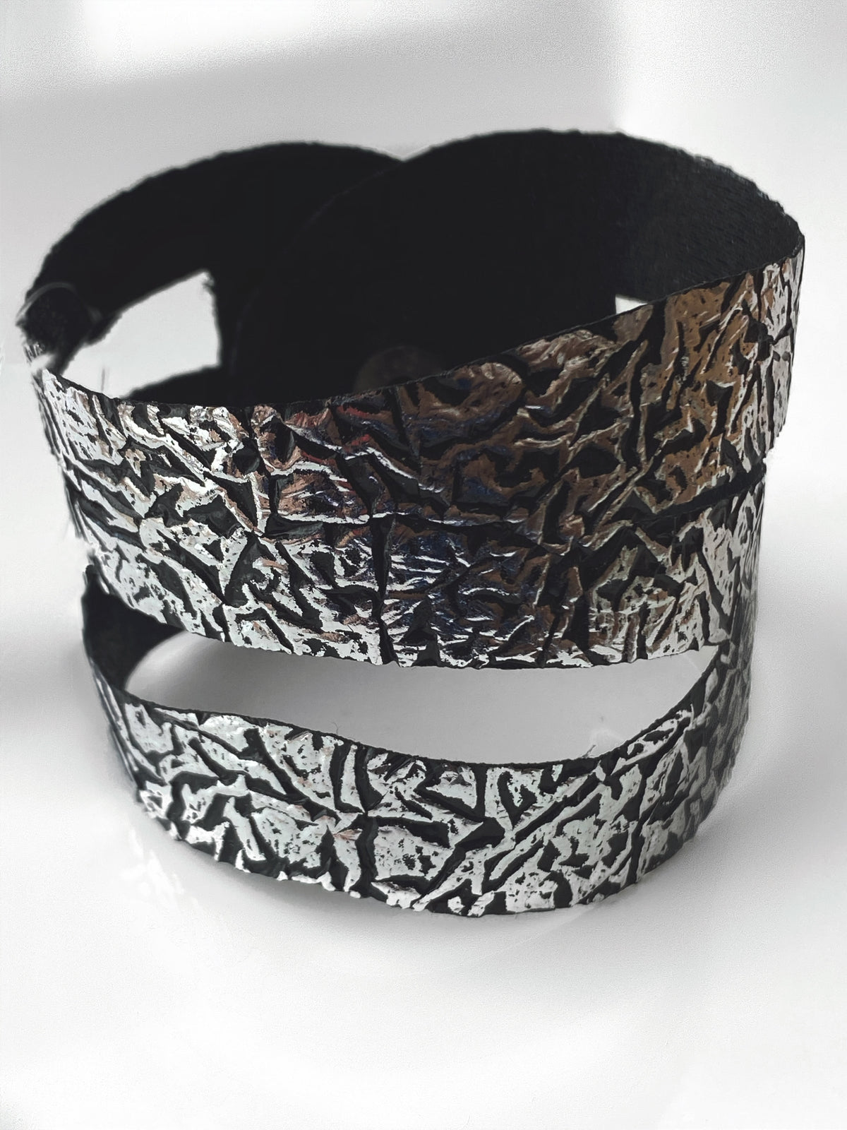 Open leather cuff